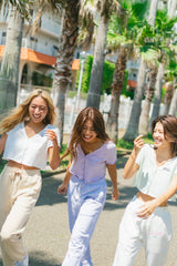 My Sugar Babe Club Front Button Crop Top