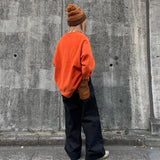 Color Pocket Denim Pants