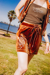 NOPE GIRL SIDE RIBBON TOPS