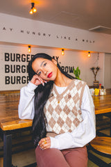 MSB Argyle Knit Vest