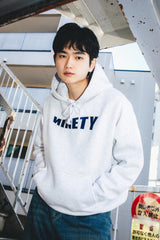 波浪徽標連帽衫