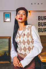MSB Argyle Knit Vest