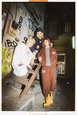 9090徽標拉鍊連帽衫