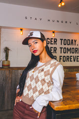 MSB Argyle Knit Vest