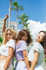 My Sugar Babe Club Front Button Crop Top