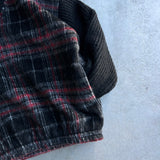 Shaggy Knit Docking Check Outer
