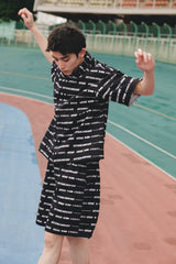 MSB logo patterned pants