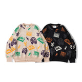 YS whole pattern knit