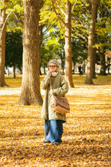 double pocket shoulder bag