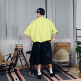 Military snake pattern faux leather shorts 【AZR-BL-0001-013】