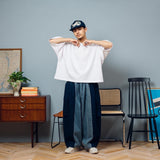 Docking balloon denim cargo pants【AZR-BL-0001-031】