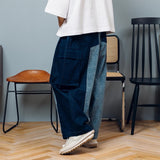 Docking balloon denim cargo pants【AZR-BL-0001-031】