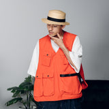 Military like apron vest 【AZR-BL-0001-018】