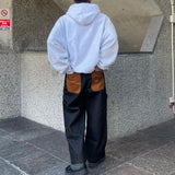 Color Pocket Denim Pants