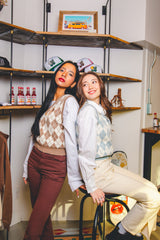 MSB Argyle Knit Vest