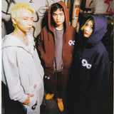 9090徽標拉鍊連帽衫