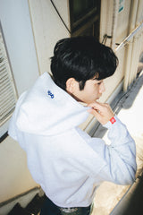 波浪徽標連帽衫