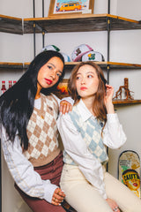 MSB Argyle Knit Vest