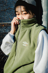 可逆的羊毛背心