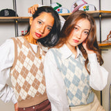MSB Argyle Knit Vest