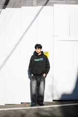 波浪徽標連帽衫