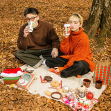 cable turtleneck knit