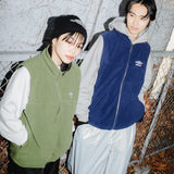 可逆的羊毛背心