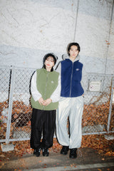 可逆的羊毛背心