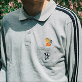 MSB補丁花線polo襯衫