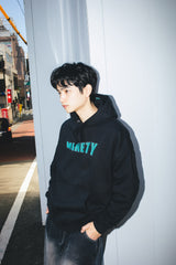 波浪徽標連帽衫