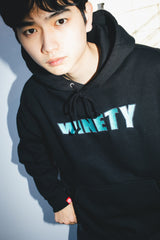 波浪徽標連帽衫