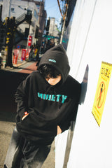 波浪徽標連帽衫