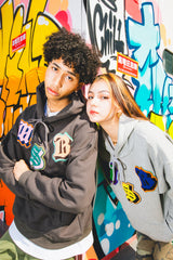 MSB舊英語補丁最大重量連帽衫