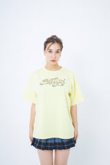 Nopegirl rhinestone logo T