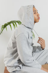 MSB徽標繡花拉鍊連帽衫