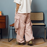 Military Drawcord Tuck Cargo Pants 【AZR-BL-0001-001】