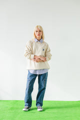 컬러 스티치 니트