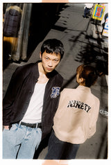 복숭아 스킨 스타디움 재킷