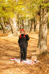 cable turtleneck knit