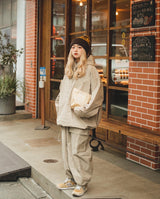 NYLON Lace Up Anorak