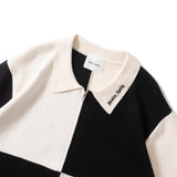 student apathy ZIP UP knit polo【AZR-SA-0001-019】