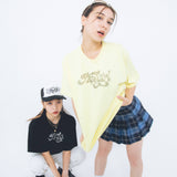 Nopegirl rhinestone logo T