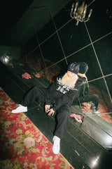 nope女孩徽標汗褲