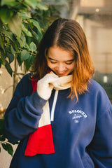 心愛的刺繡Freece Halfzip