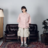 Military-like China shirt 【AZR-BL-0001-017】