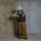 사냥 퀼트 패딩 조끼