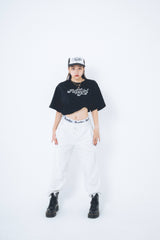 Nopegirl rhinestone logo T