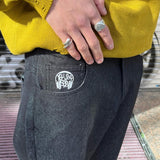 YS taperd color denim