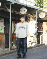 switching balloon denim pants