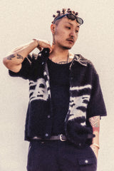 大徽標SS針織襯衫